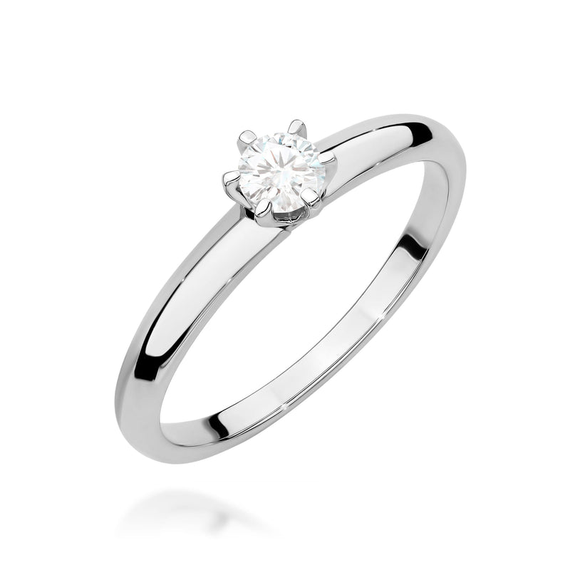 Inel Aur 9K cu Diamant de Laborator 0.25 ct, imaginea 5 din 8