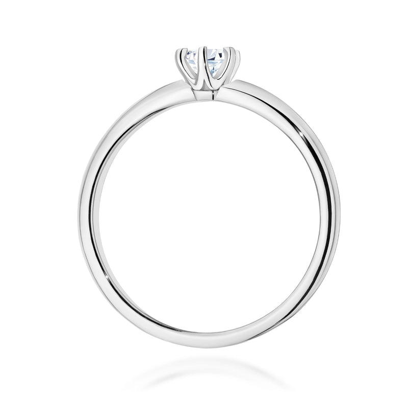 Inel Aur 9K cu Diamant de Laborator 0.25 ct, imaginea 7 din 8