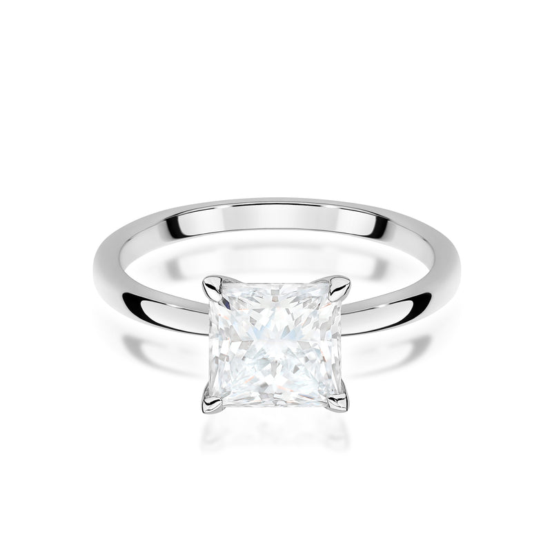 Inel Aur 9K cu Diamant de Laborator 1.50 ct, imaginea 5 din 6