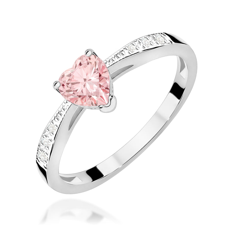 Inel Aur 14K cu Diamante Roz de Laborator 0.53 ct, imaginea 9 din 12