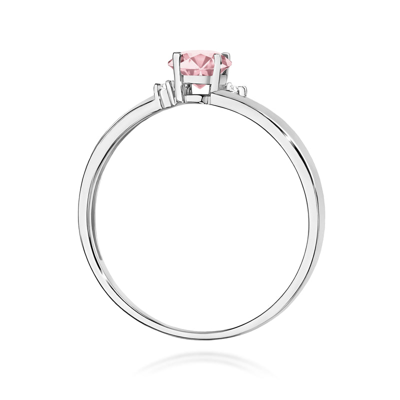Inel Aur 14K cu Diamante Roz de Laborator 0.53 ct, imaginea 11 din 12