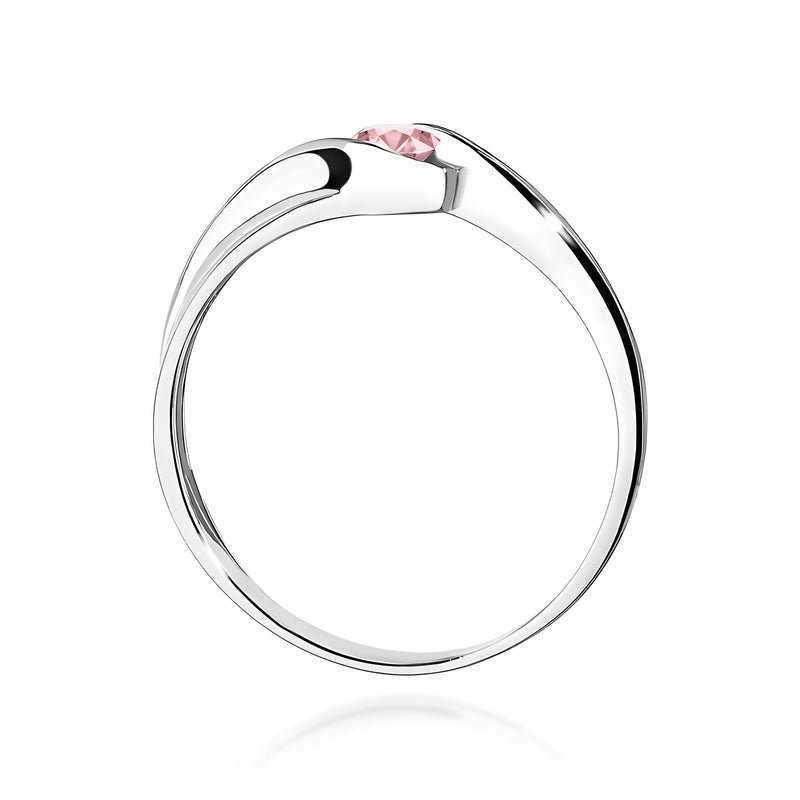 Inel Aur 14K cu Diamant Roz de Laborator 0.15 ct, imaginea 11 din 12