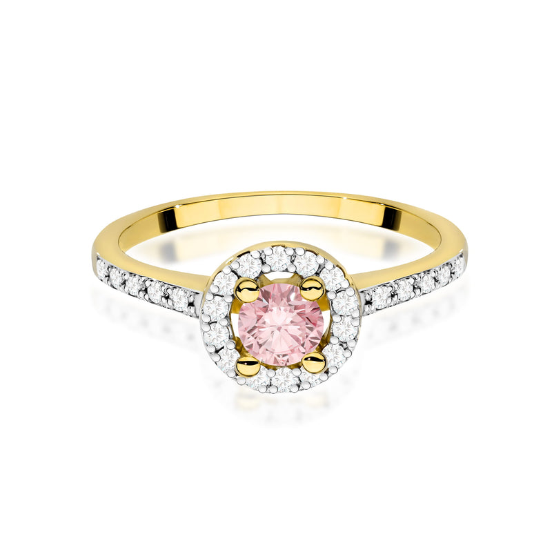 Inel Aur 14K cu Diamante Roz de Laborator 0.72 ct, imaginea 2 din 12