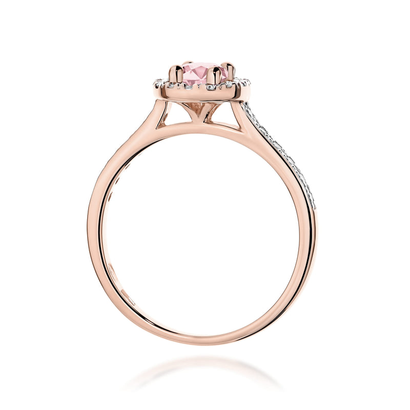 Inel Aur 14K cu Diamante Roz de Laborator 0.72 ct, imaginea 7 din 12