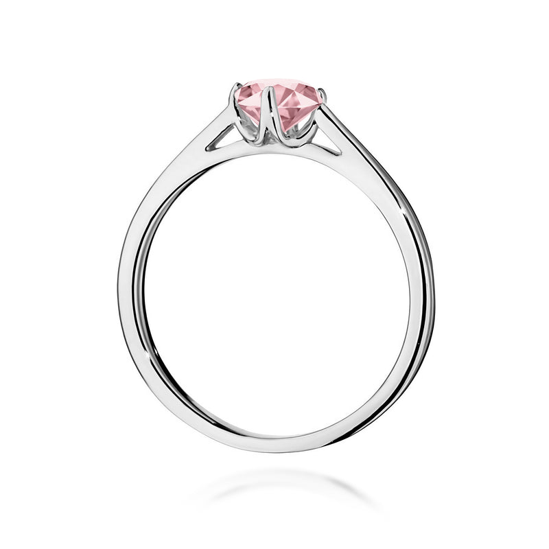 Inel Aur 9K cu Diamant Roz de Laborator 0.50 ct, imaginea 7 din 8