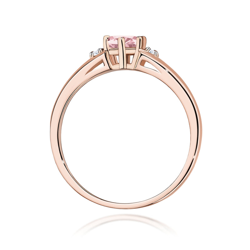 Inel Aur 14K cu Diamante Roz de Laborator 0.53 ct, imaginea 7 din 12