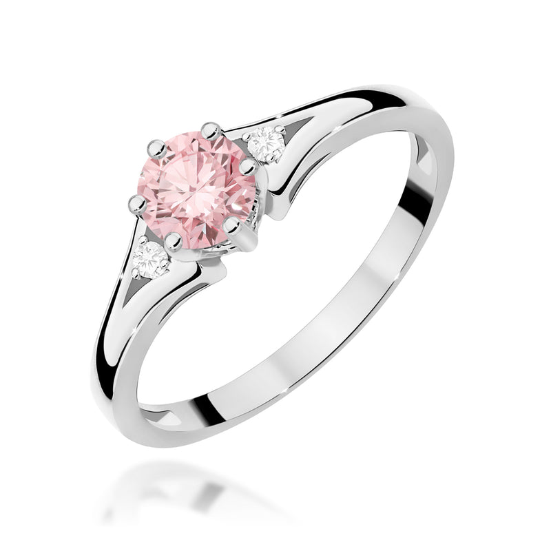 Inel Aur 14K cu Diamante Roz de Laborator 0.53 ct, imaginea 9 din 12