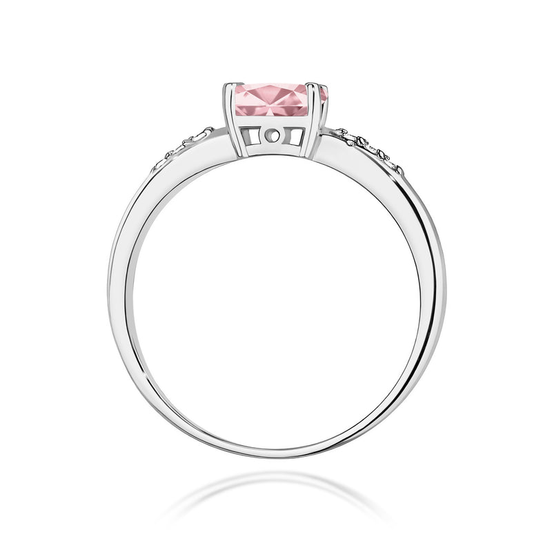 Inel Aur 14K cu Diamante Roz de Laborator 0.53 ct, imaginea 11 din 12