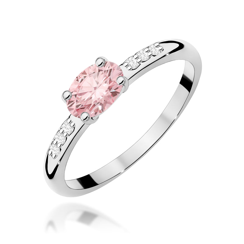 Inel Aur 14K cu Diamante Roz de Laborator 0.53 ct, imaginea 9 din 12