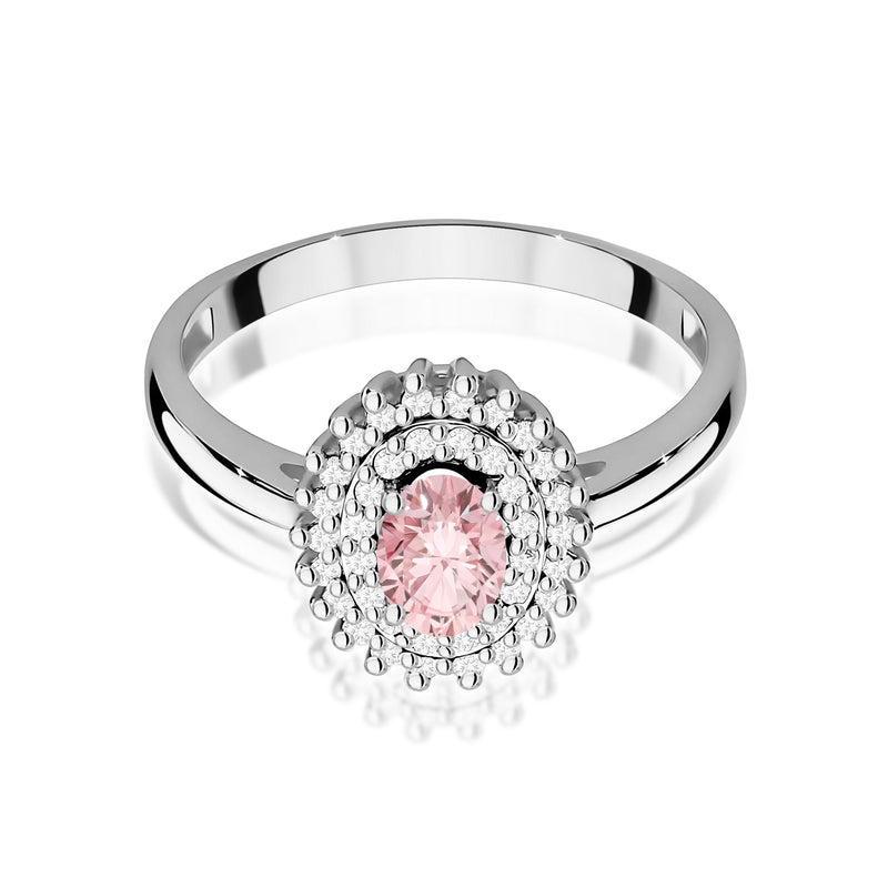 Inel Aur 14K cu Diamante Roz de Laborator 0.70 ct, imaginea 10 din 12