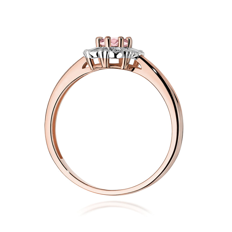 Inel Aur 14K cu Diamante Roz de Laborator 0.57 ct, imaginea 7 din 12
