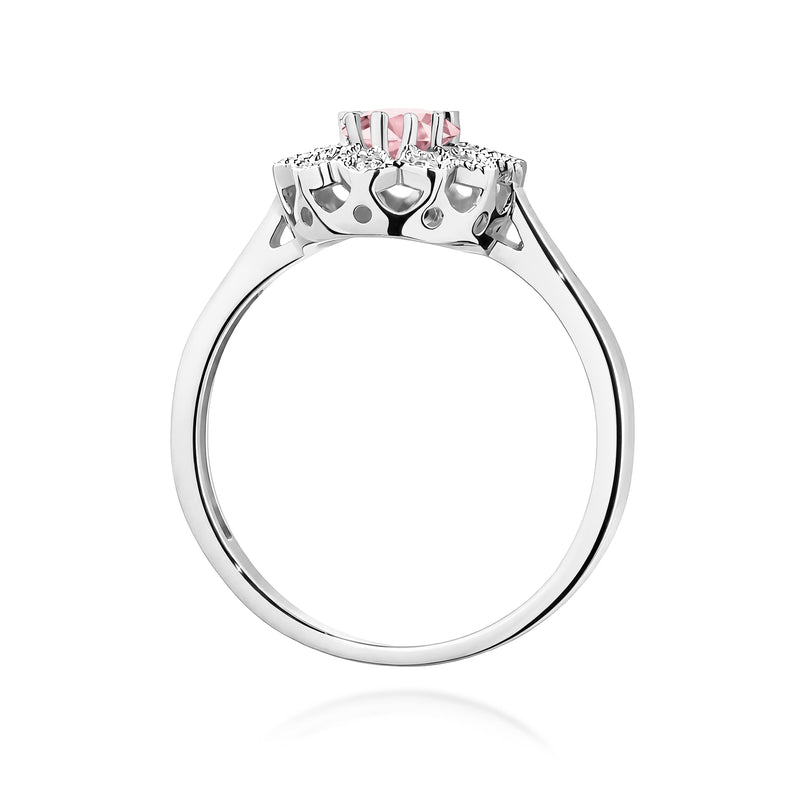 Inel Aur 14K cu Diamante Roz de Laborator 0.60 ct, imaginea 11 din 12