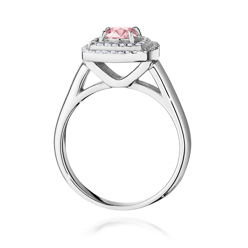 Inel Aur 14K cu Diamante Roz de Laborator 0.78 ct, imaginea 11 din 12