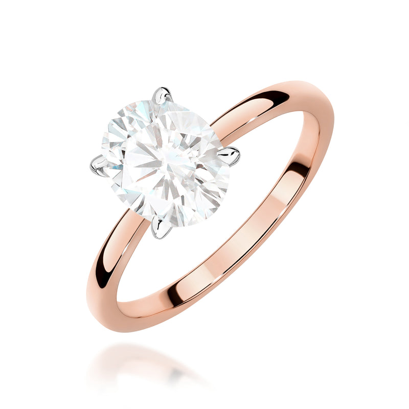 Inel Aur 14K cu Diamant Natural 1.00 ct, imaginea 4 din 9