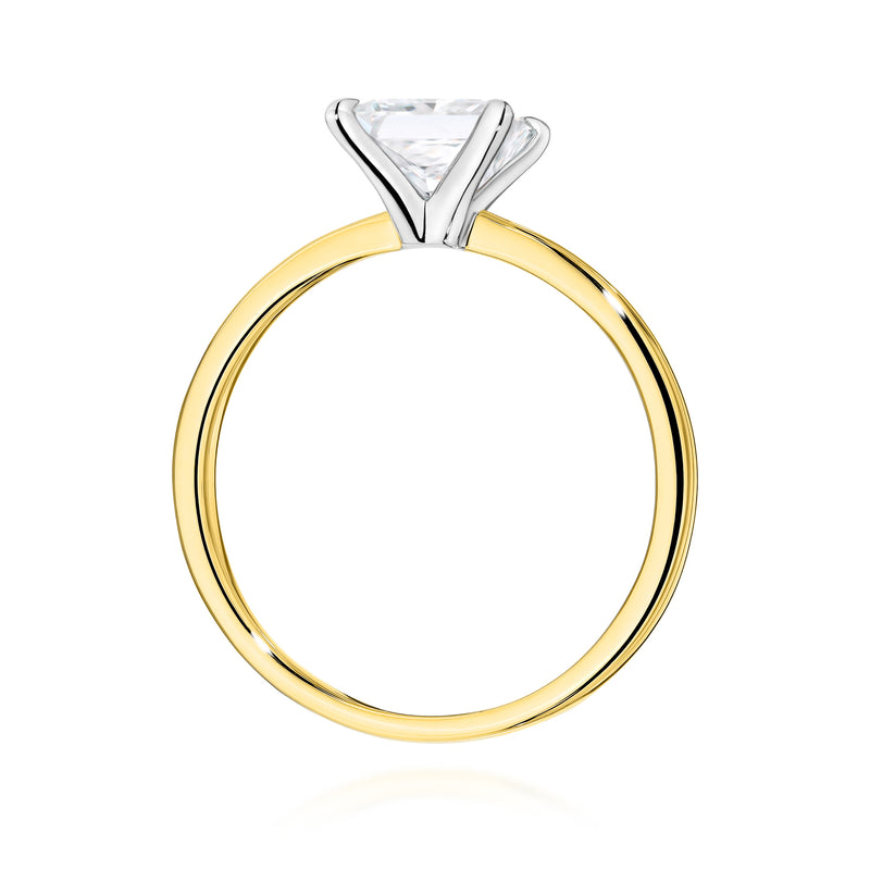 Inel Aur 14K cu Diamant Natural 1.00 ct, imaginea 3 din 9