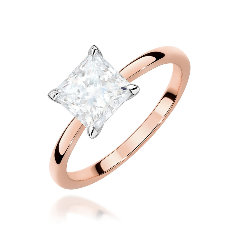 Inel Aur 14K cu Diamant Natural 1.00 ct, imaginea 4 din 9