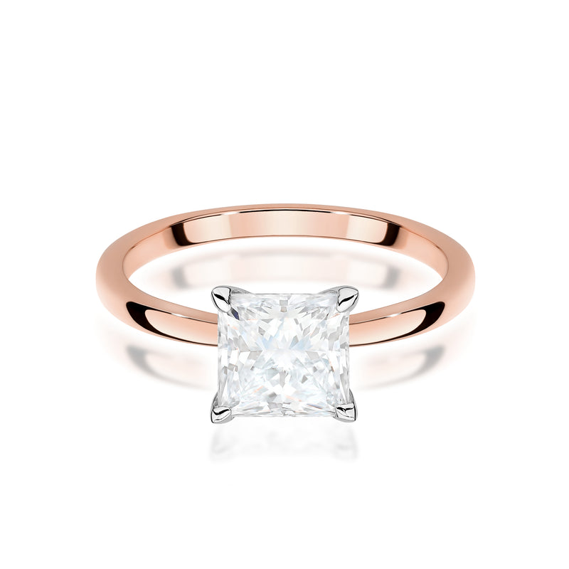 Inel Aur 14K cu Diamant Natural 1.00 ct, imaginea 5 din 9