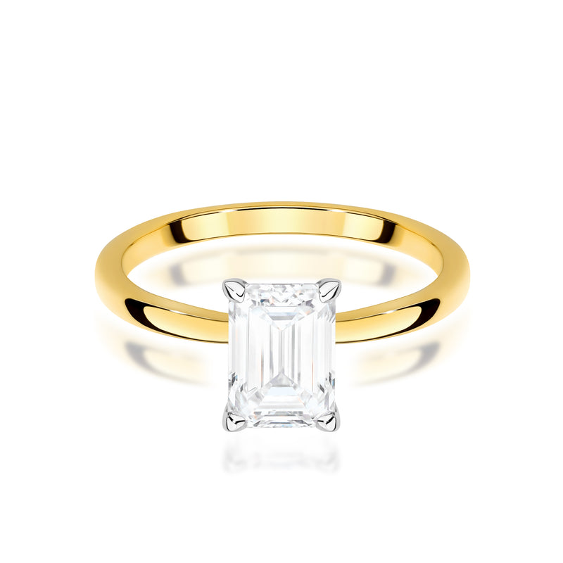 Inel Aur 14K cu Diamant Natural 1.00 ct, imaginea 2 din 9
