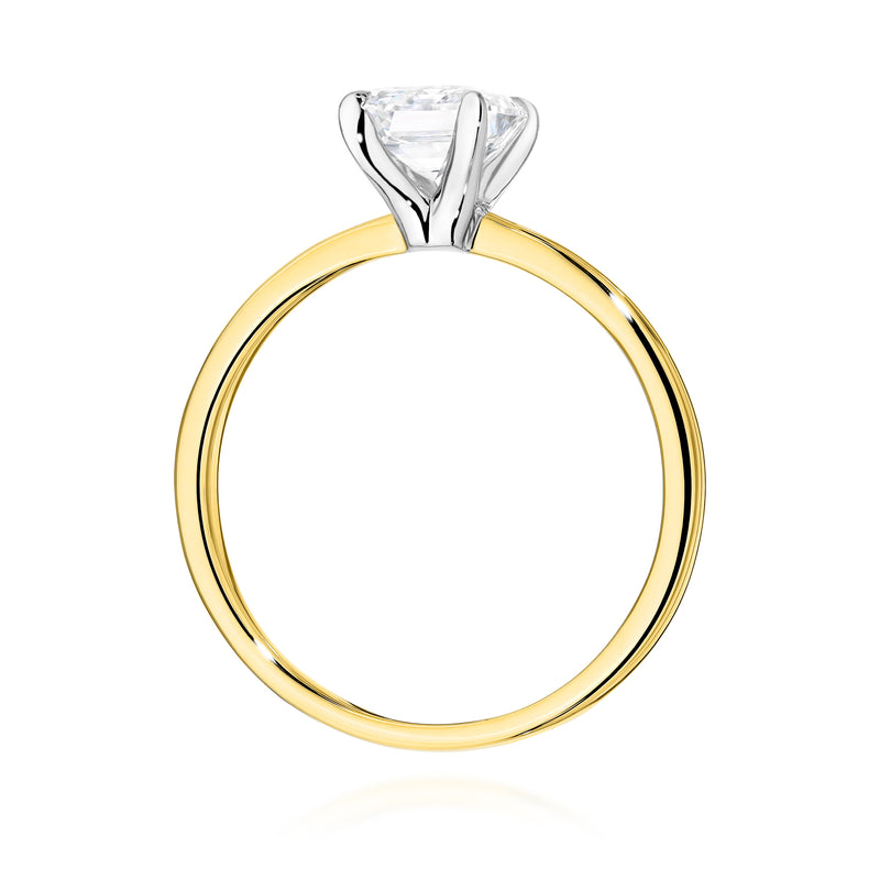 Inel Aur 14K cu Diamant Natural 1.00 ct, imaginea 3 din 9