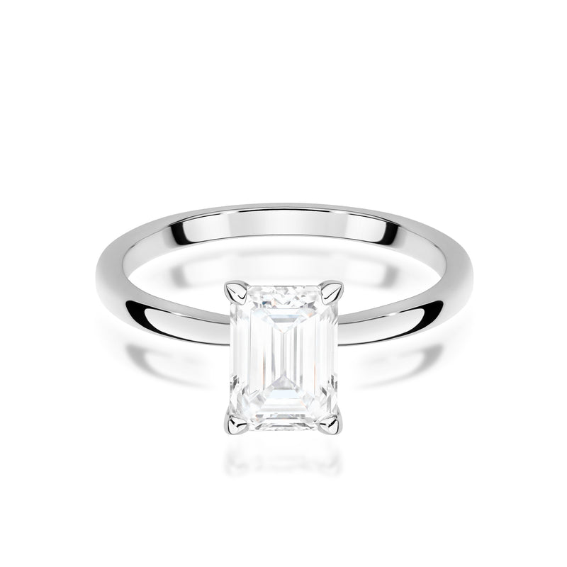 Inel Aur 9K cu Diamant Natural 1.00 ct, imaginea 5 din 6