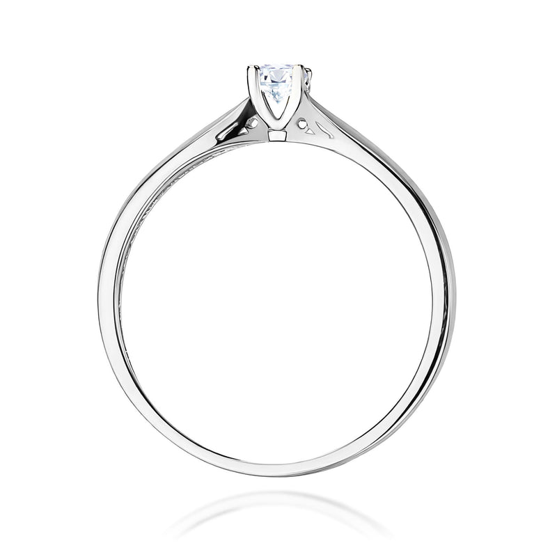 Inel Aur 14K cu Diamant de Laborator 0.10 ct, imaginea 11 din 12