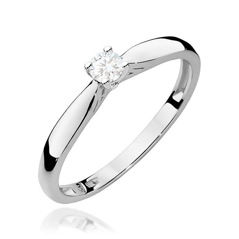 Inel Aur 9K cu Diamant de Laborator 0.10 ct, imaginea 5 din 8