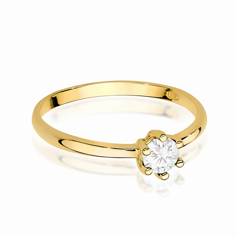 Inel Aur 14K cu Diamant de Laborator 0.30 ct, imaginea 2 din 12