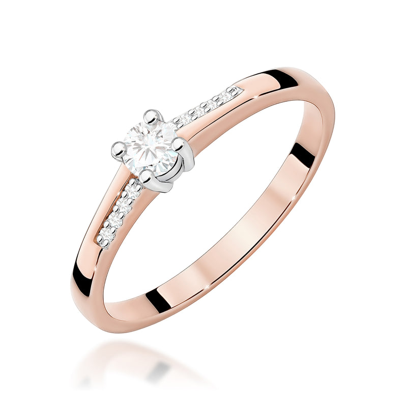 Inel Aur 14K cu Diamante de Laborator 0.19 ct, imaginea 5 din 12