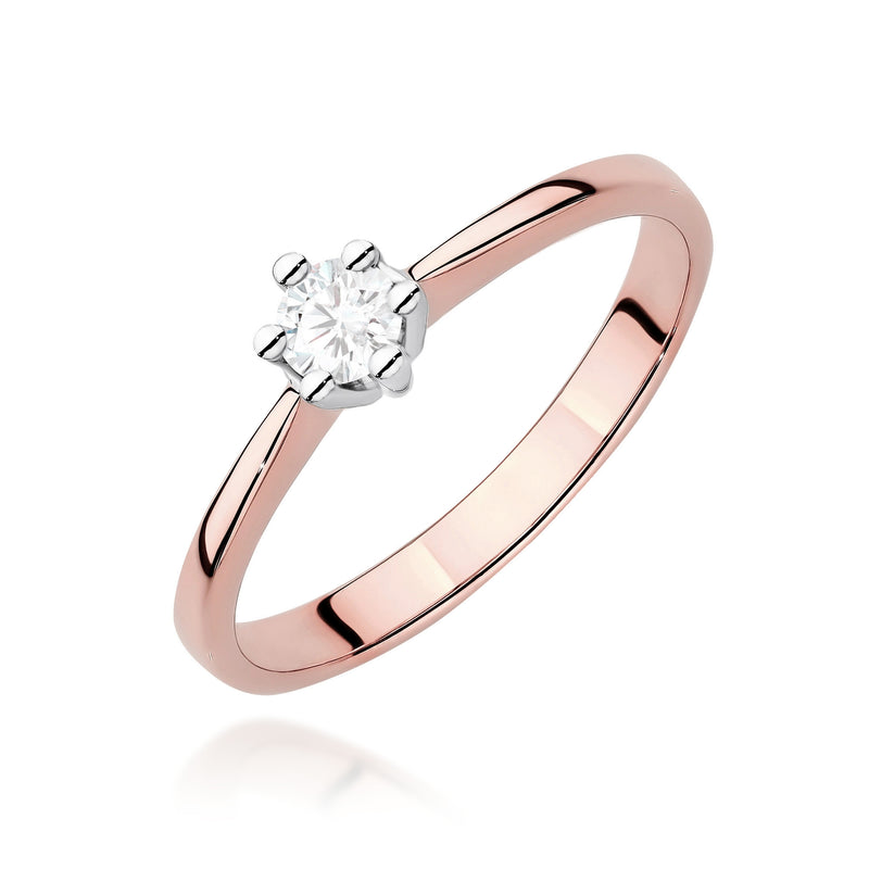 Inel Aur 14K cu Diamant de Laborator 0.20 ct, imaginea 5 din 12