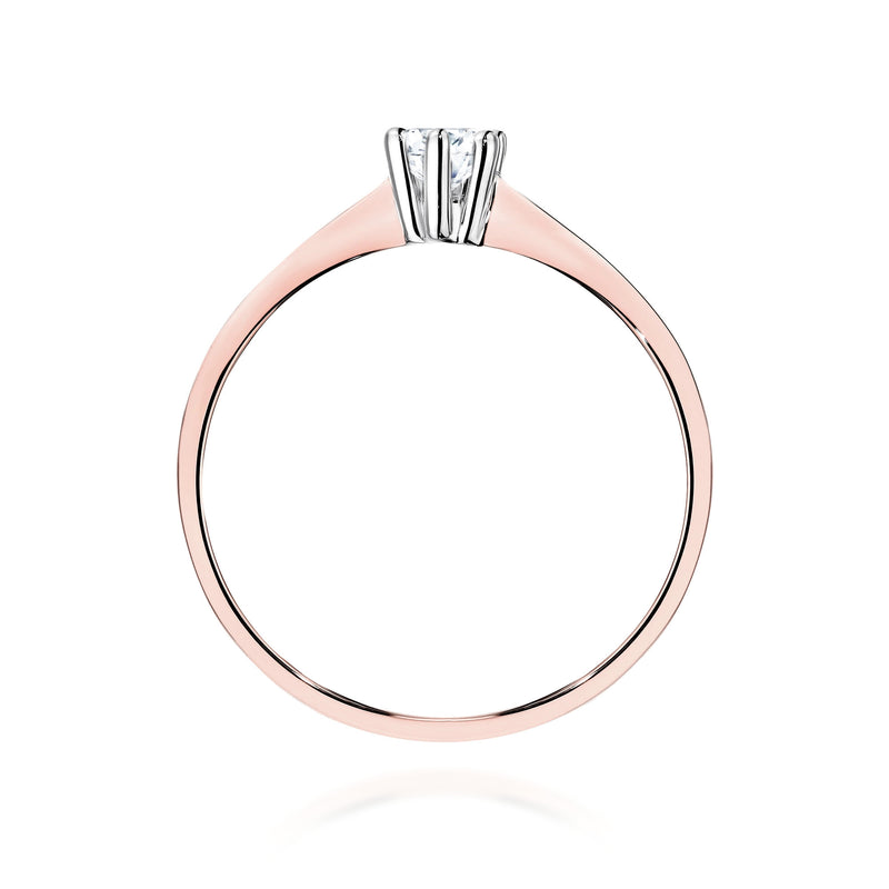 Inel Aur 14K cu Diamant de Laborator 0.20 ct, imaginea 7 din 12