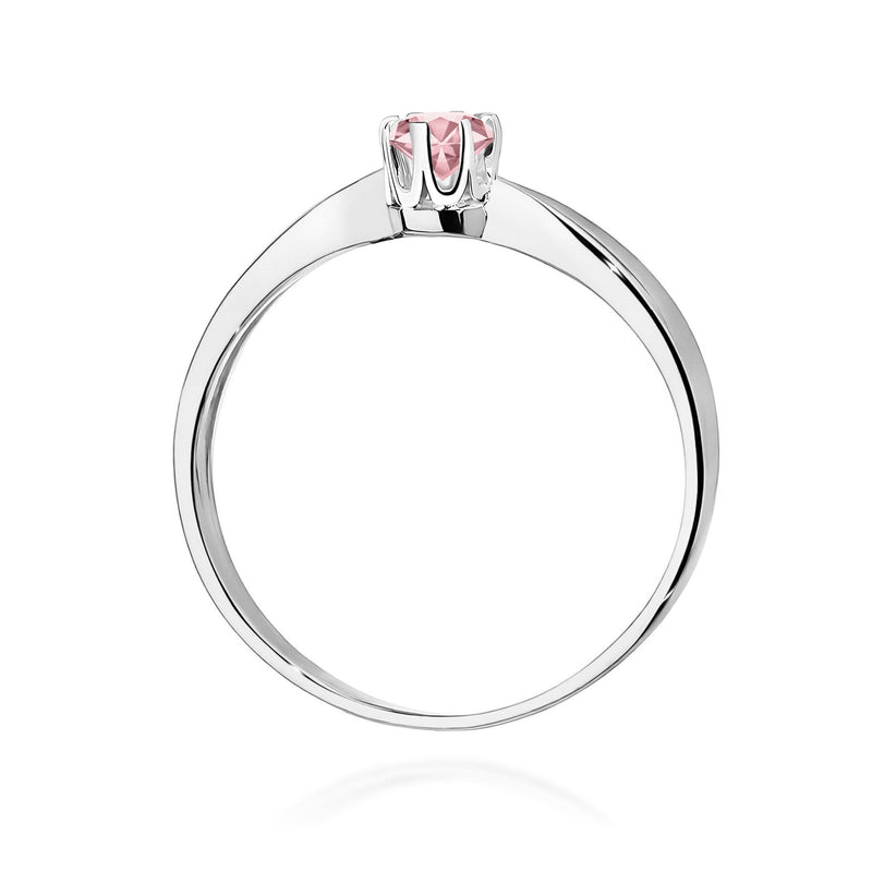 Inel Aur 9K cu Diamant Roz de Laborator 0.30 ct, imaginea 7 din 8