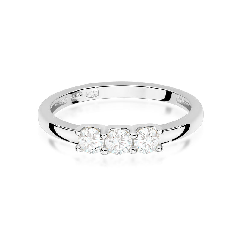 Inel Aur 9K cu Diamante de Laborator 0.30 ct, imaginea 6 din 8