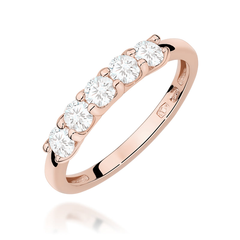 Inel Aur 14K cu Diamante Naturale 0.50 ct, imaginea 5 din 12