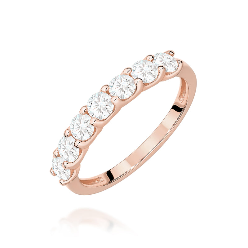 Inel Aur 14K cu Diamante Naturale 0.70 ct, imaginea 5 din 12