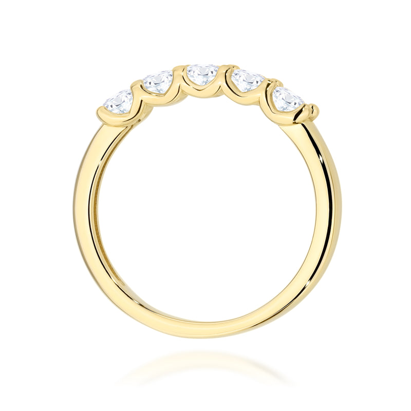 Inel Aur 9K cu Diamante de Laborator 0.50 ct, imaginea 3 din 8
