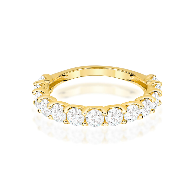 Inel Aur 9K cu Diamante de Laborator 1.30 ct, imaginea 2 din 8