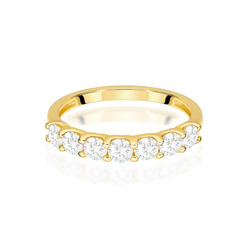 Inel Aur 9K cu Diamante Naturale 0.70 ct, imaginea 2 din 8