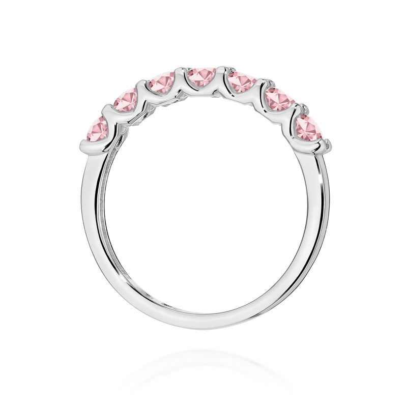 Inel Aur 9K cu Diamante Roz de Laborator 0.70 ct, imaginea 7 din 8
