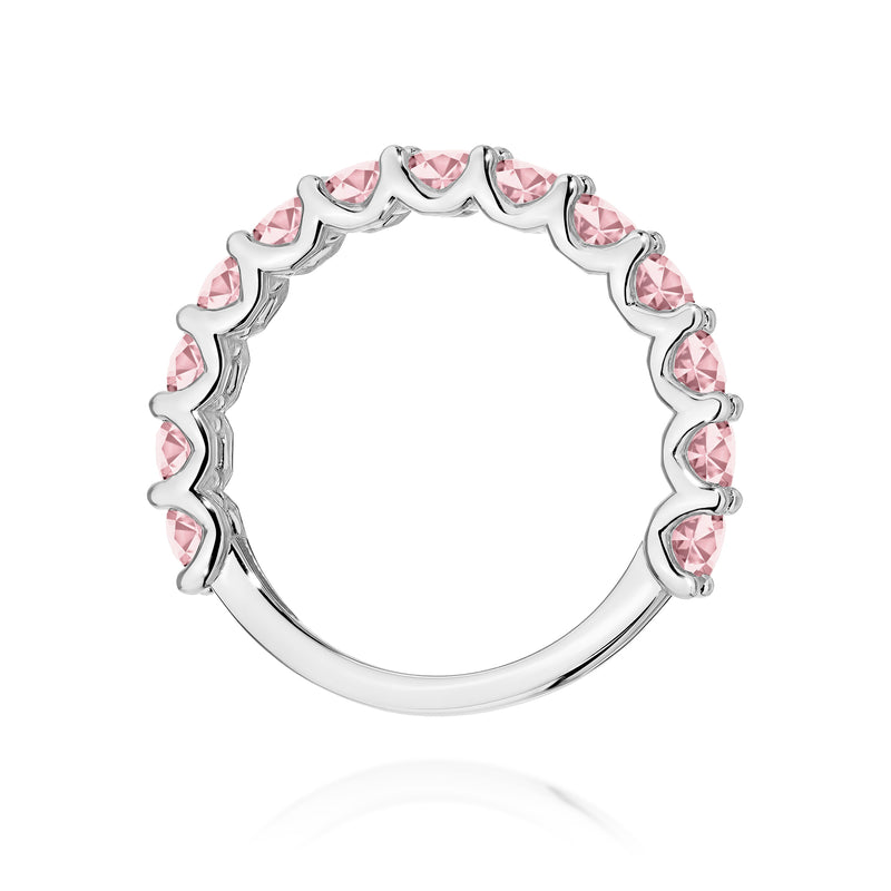Inel Aur 14K cu Diamante Roz de Laborator 1.30 ct, imaginea 11 din 12