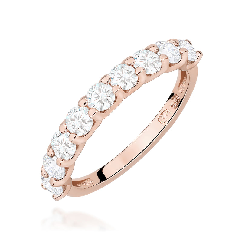 Inel Aur 14K cu Diamante Naturale 0.90 ct, imaginea 5 din 8