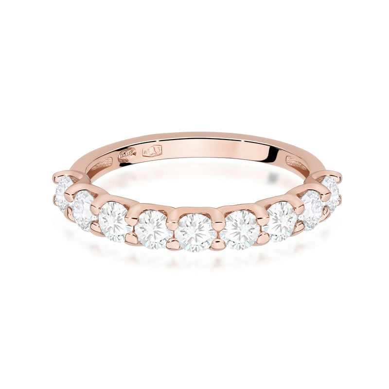Inel Aur 14K cu Diamante Naturale 0.90 ct, imaginea 6 din 8