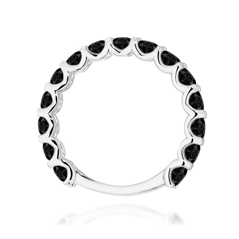 Inel Aur 14K cu Diamante Naturale Negre 1.80 ct, imaginea 11 din 12