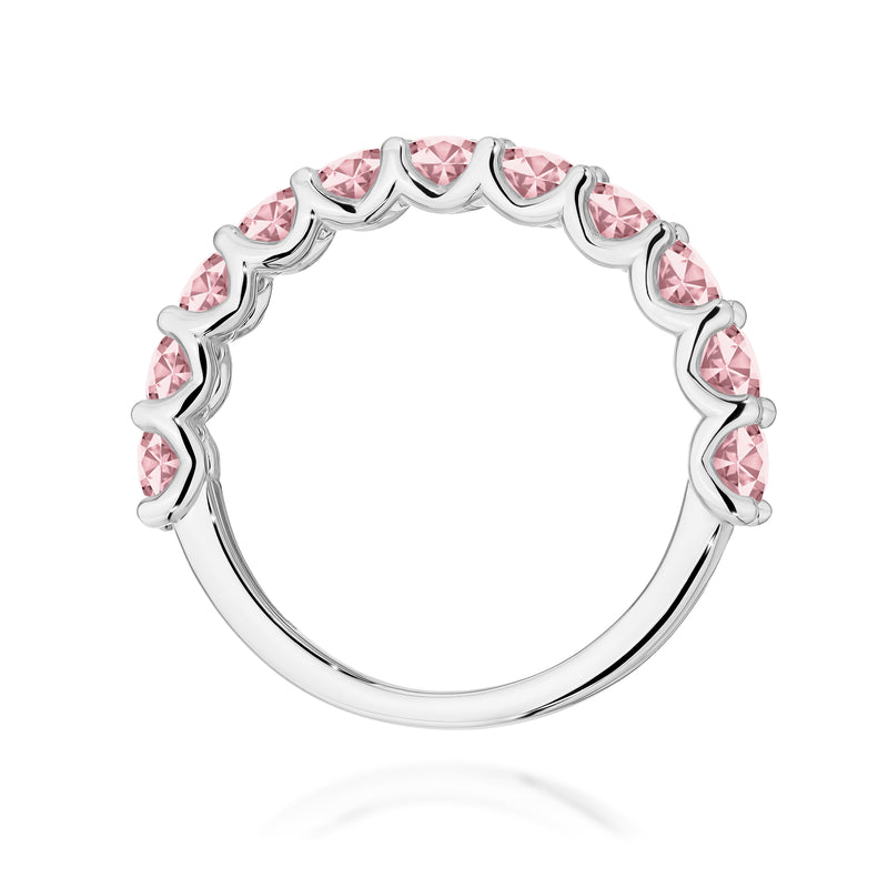 Inel Aur 14K cu Diamante Roz de Laborator 1.10 ct, imaginea 11 din 12