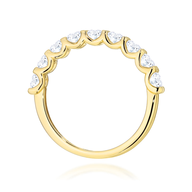 Inel Aur 9K cu Diamante de Laborator 0.90 ct, imaginea 3 din 8